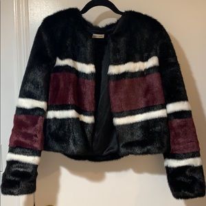 SUNSET + SPRING fur jacket